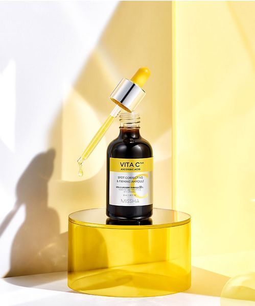 Сыворотка для лица Missha Vita C Plus Spot Correcting & Firming Ampoule с витамином С, 30 мл 0008 фото