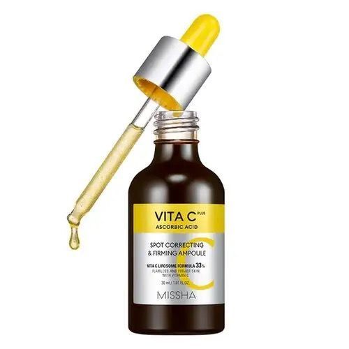 Сыворотка для лица Missha Vita C Plus Spot Correcting & Firming Ampoule с витамином С, 30 мл 0008 фото